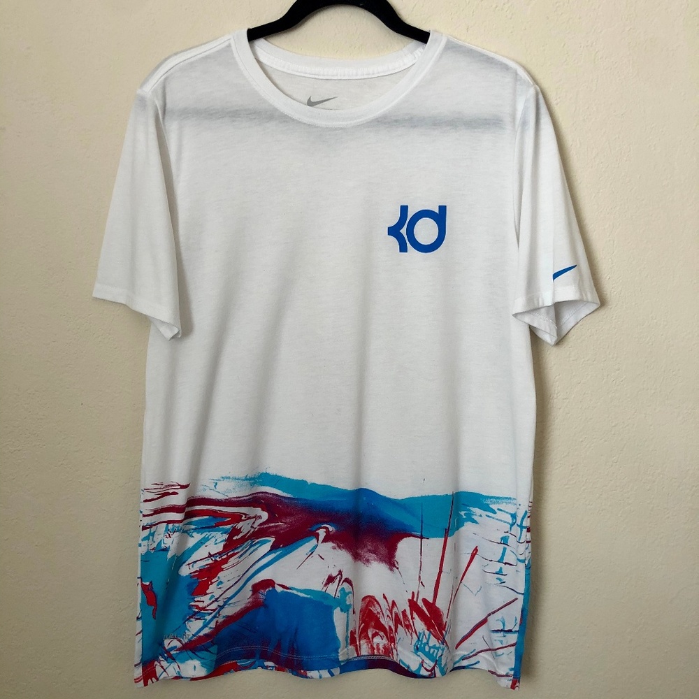 Nike Kevin Durant Splash Paint T Shirt Large